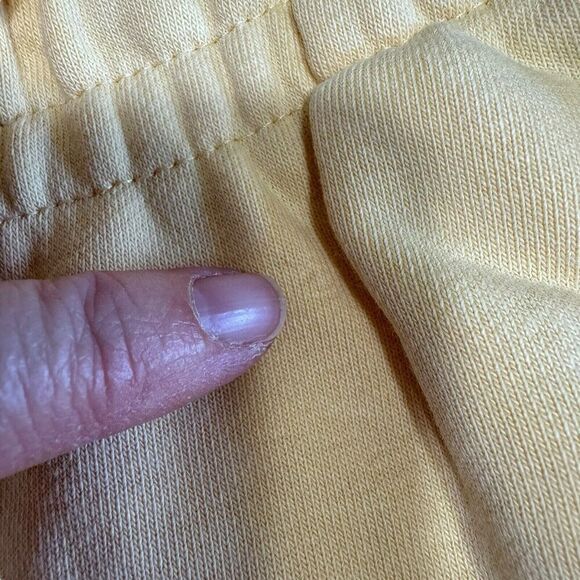 Kappa Sweatpants Women's Authentic Ambalavao Yellow Sz Large 35152HW - Picture 12 of 13